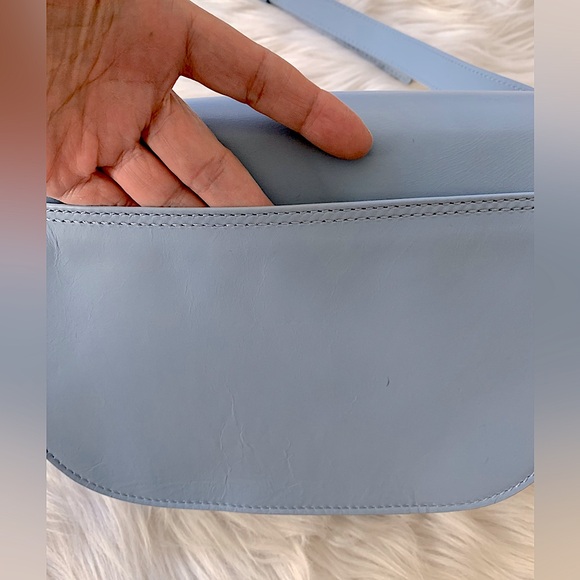 Banana Republic Blue Thistle Crossbody Bag - NWT - Picture 6 of 12